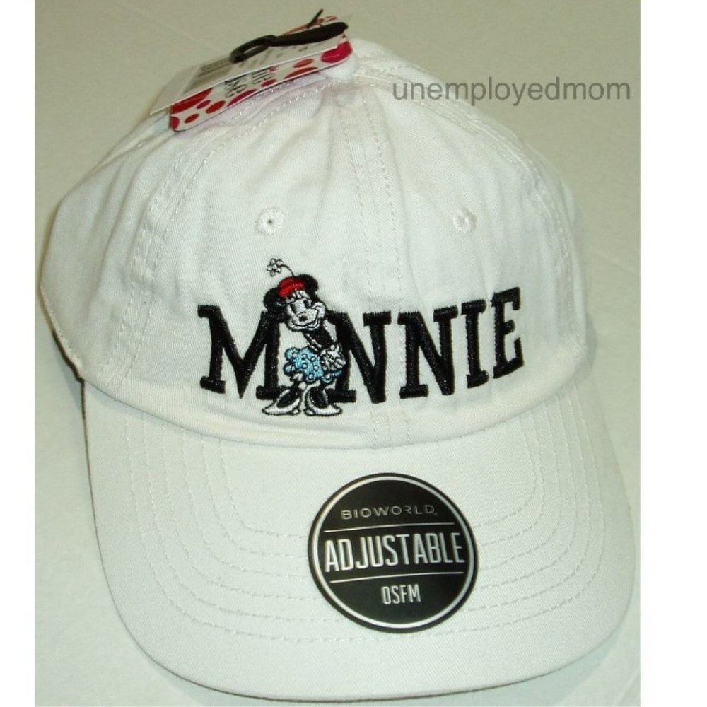 Minnie Mouse Baseball Cap Hat Women Adult NWT